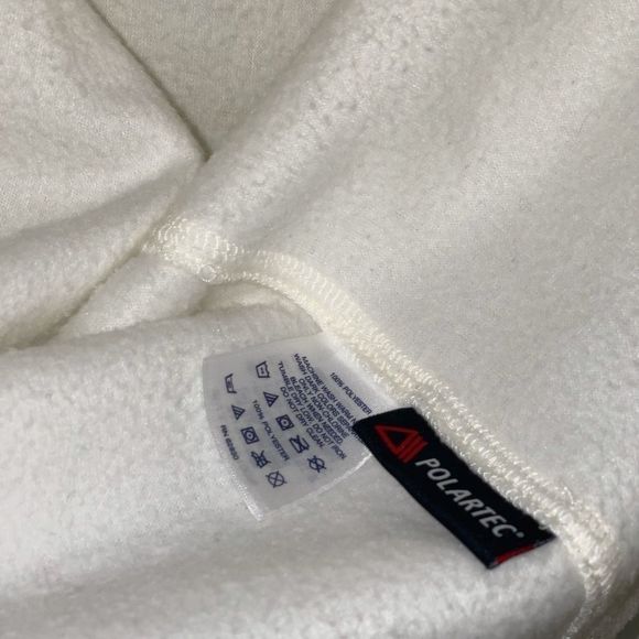 Land’s End Polartec Fleece Large Ivory Color - Picture 3 of 7